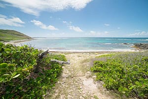 Lonely beaches on your kite charter - at Ilet Pinel in Sint Marteen 2023