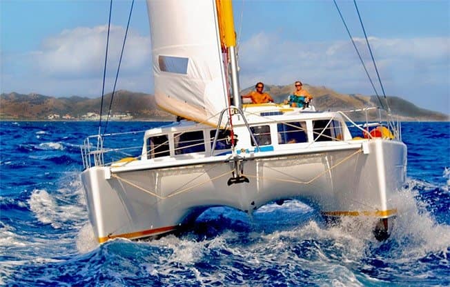 Kitesurf Vacation Package Sailing the yacht 2022