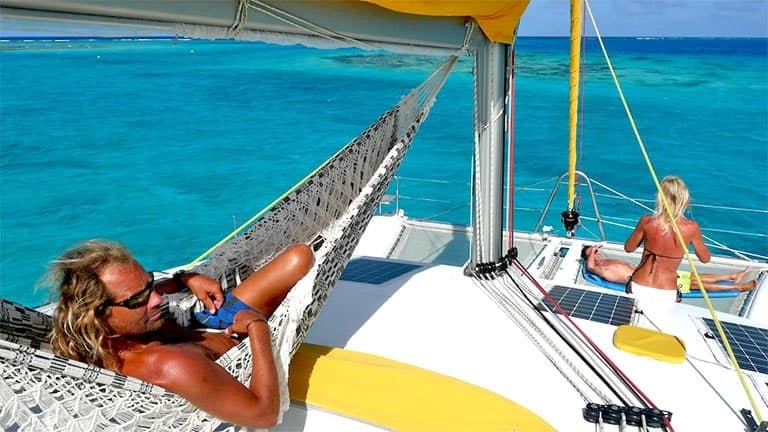 Chill and enjoy the sun on luxury catamaran yacht 2022