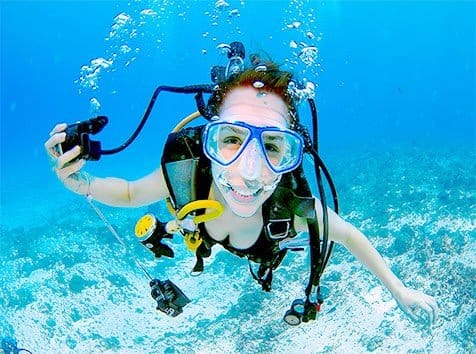 Scuba dive equipment for experienced divers