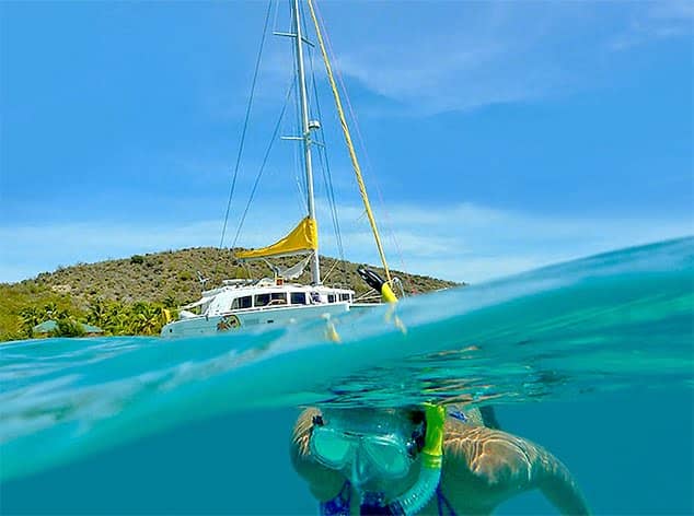Snorkeling durante la tua crociera in barca a vela